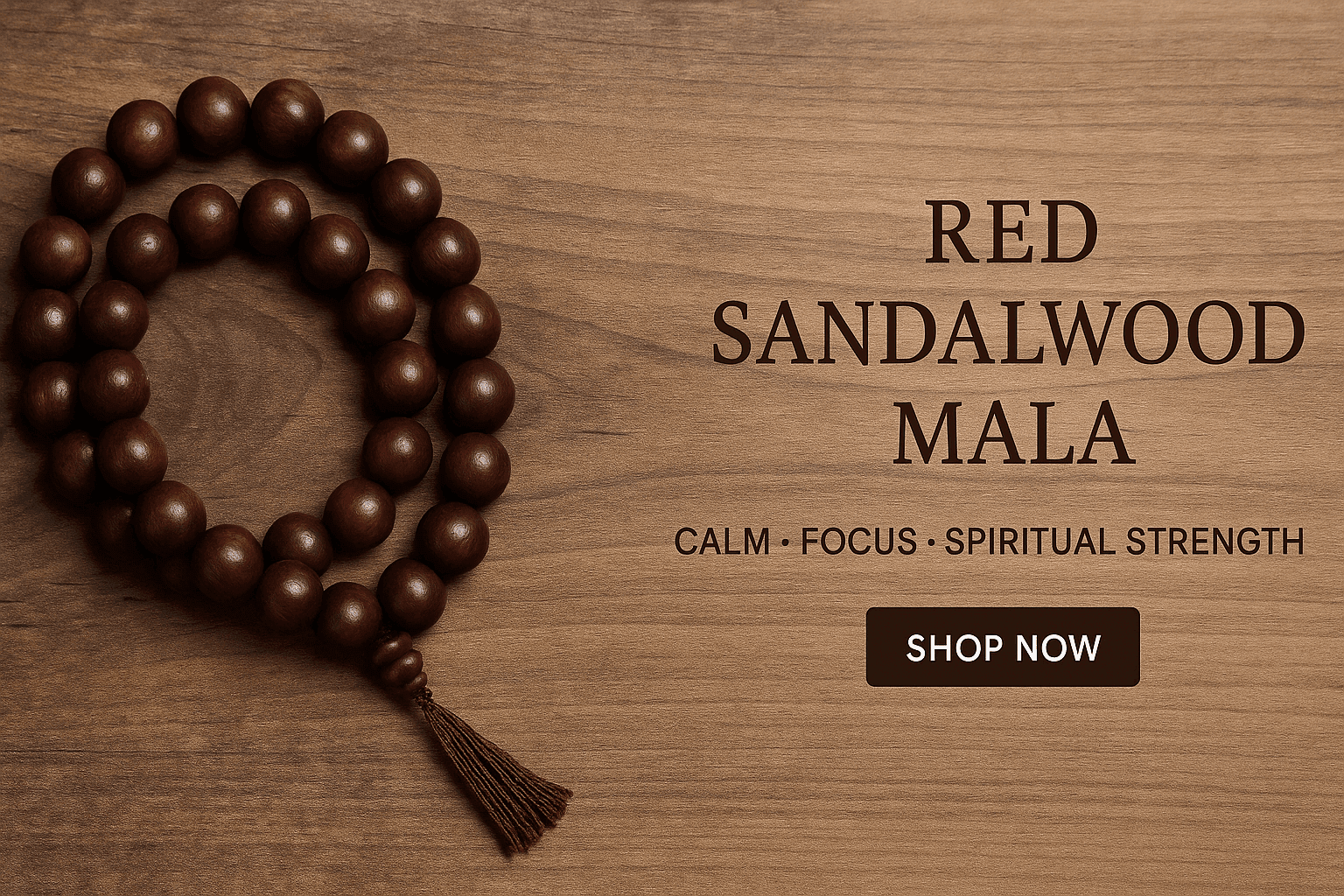 Red Sandalwood Mala