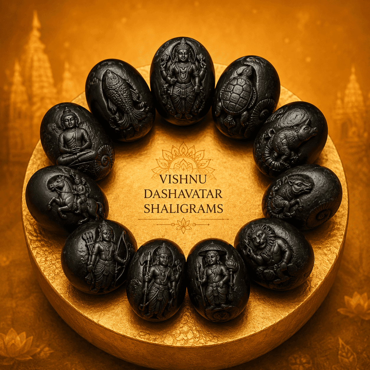 Vishnu Dashavatar Shaligrams.png