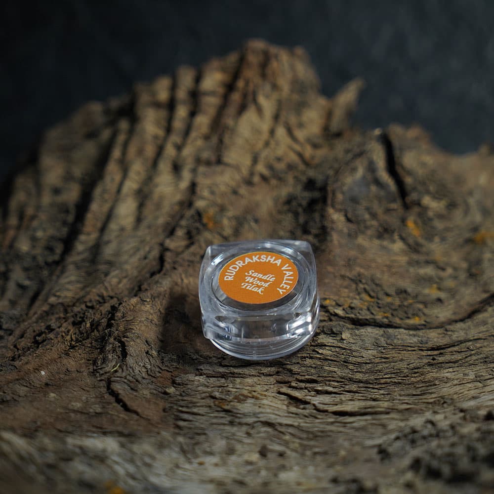 Premium Sandalwood Wax for Rudraksha Care