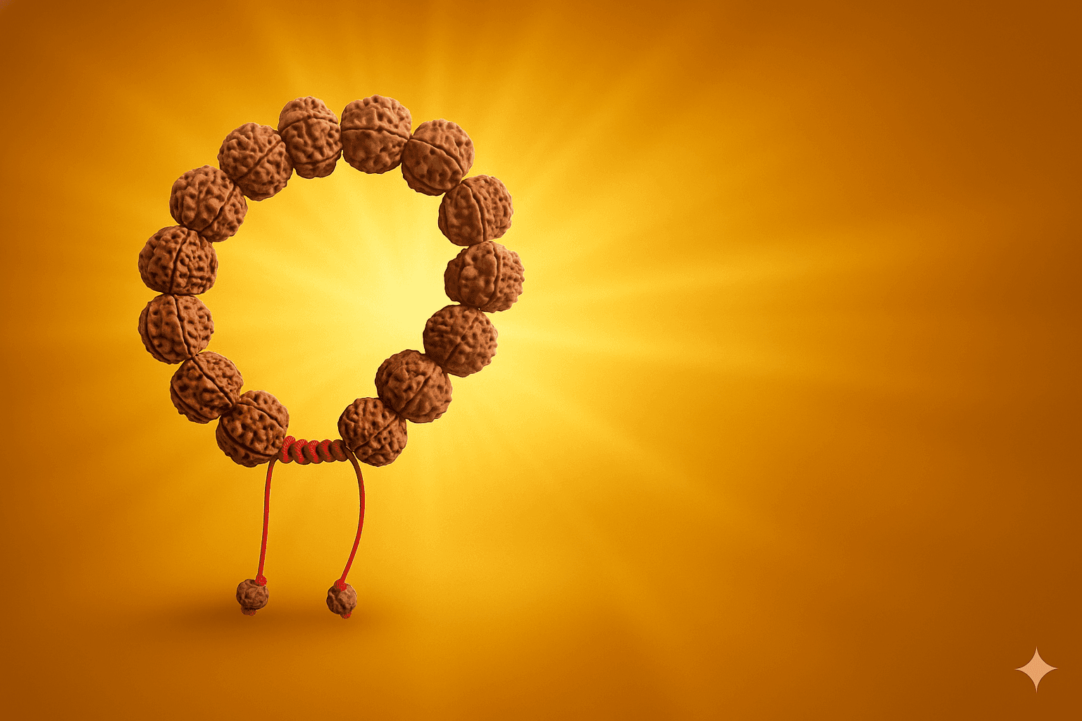 6 Mukhi Nepali Rudraksha Bracelet
